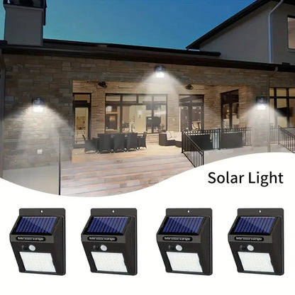 IP45 Set Of 4 Motion Sensor Solar Outdoor Lights