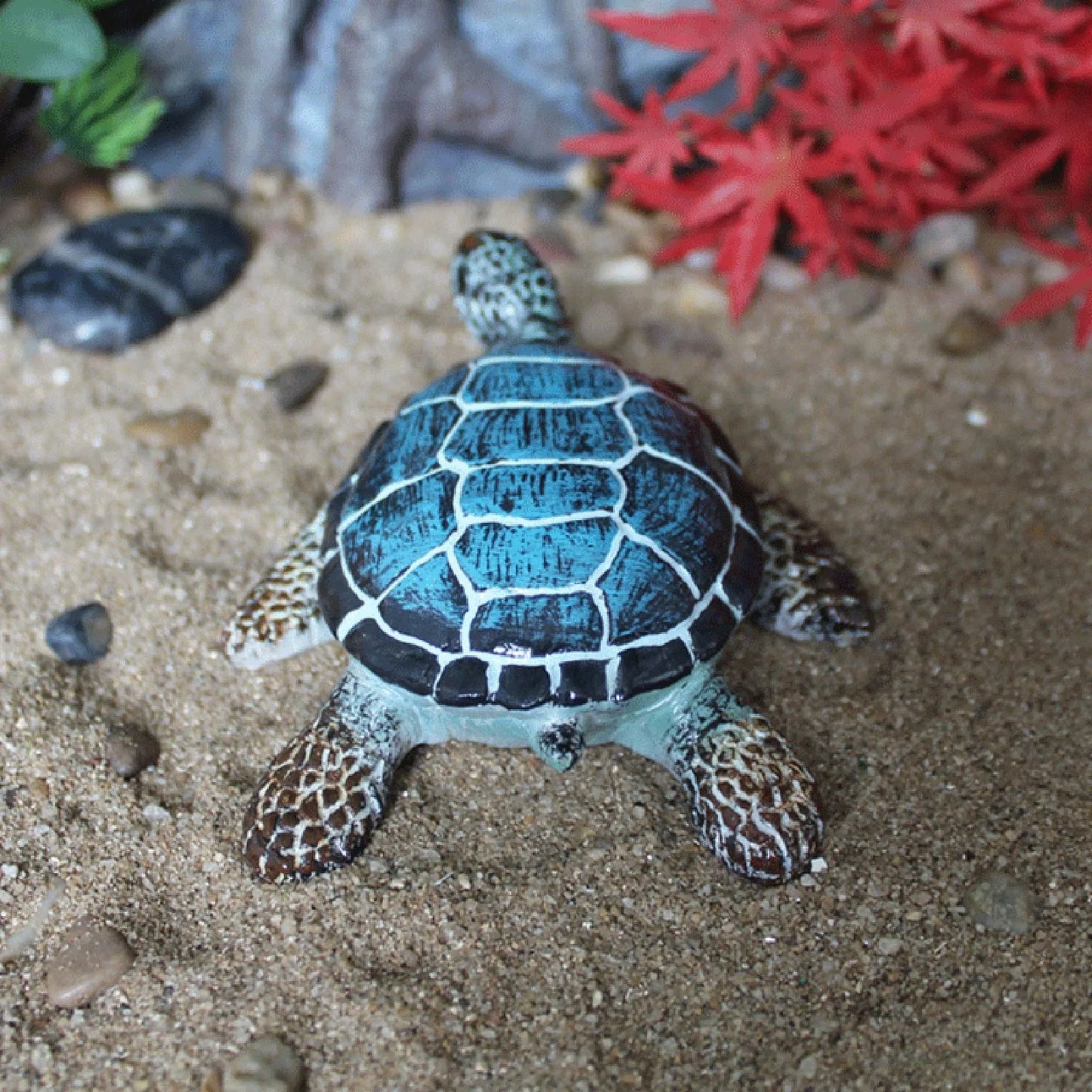 Summer Beach Beach Decoration Pool Decoration Sea Turtle Ornament Innovative Sea Turtle Ornament Garden Micro And Ornament Set