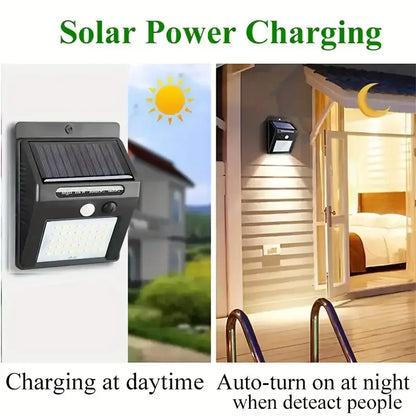 IP45 Set Of 4 Motion Sensor Solar Outdoor Lights