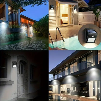 IP45 Set Of 4 Motion Sensor Solar Outdoor Lights